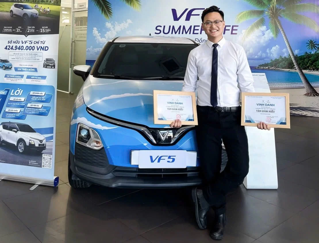 Nhân viên tư vấn VinFast tại An Giang